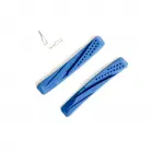 BOX ONE 70mm REPLACEMENT CARBON  BRAKE PADS BLUE