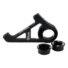 BOX ONE BMX DISC BRAKE ADAPTER (SLIDING 20mm FRAME DROPOUT) BLACK