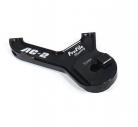 PROFILE AC-2 BMX HUB DISC BRAKE ADAPTER (10mm AXLE) BLACK