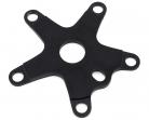 MCS 5-BOLT 110 ALLOY OLD SCHOOL 23.8mm SPIDER BLACK