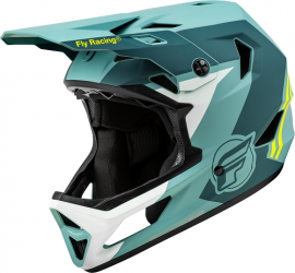 FLY RACING RAYCE HELMET MATTE/BLUE STONE/HI-VIS
