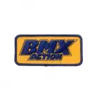 BMX ACTION MAGAZINE PATCH BLUE/YELLOW