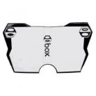 BOX TWO SIDE NUMBERPLATE BLACK/WHITE