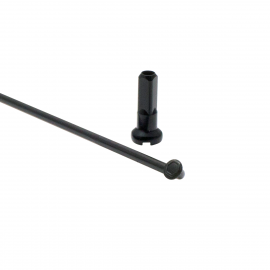 BOX ONE DOUBLE BUTTED 212, 214, 216 or 218 SPOKES & NIPPLES (30/Bag) BLACK