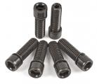 SYSTEM CYCLE BMX PRO STEM CRMO HOLLOW BOLT KIT (6/set) BLACK